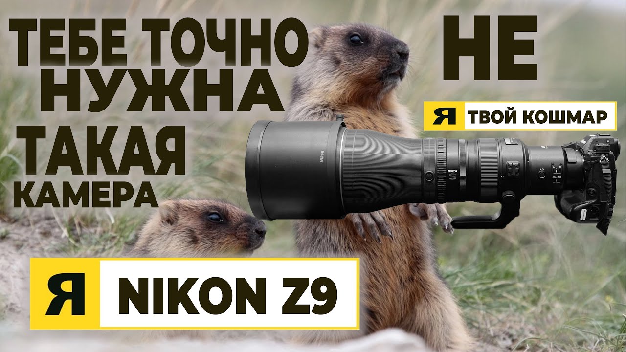 Part 1. Как я снимал на Nikon Z9 , мои впечатления и выводы. Нужна ли вам такая камера. (НЕТ)