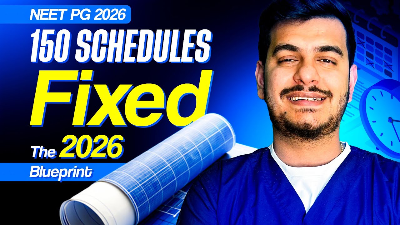 How to study for NEET PG 2026 | The Perfect Masterplan