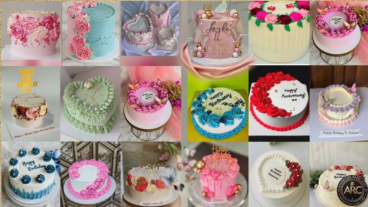 Birthday Cake Design 50+ 🎂 কালারফুল এবং সিম্পল ডিজাইন 🎂#cakedecorating 