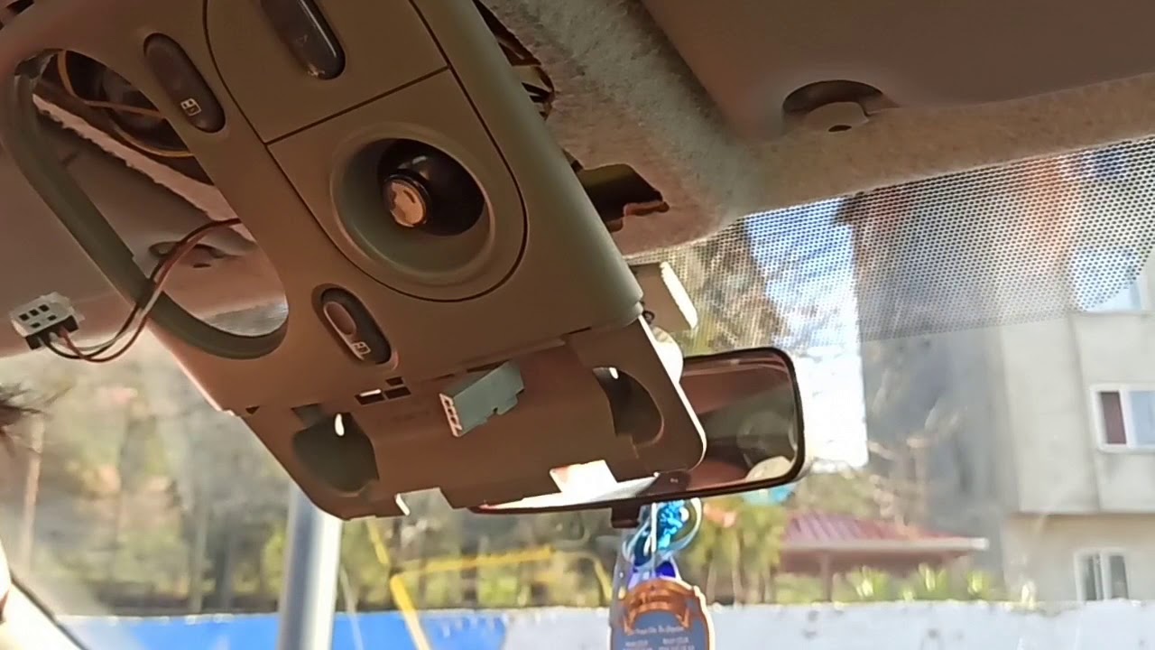 Megane Scenic 2001 sunroof motor değişimi
