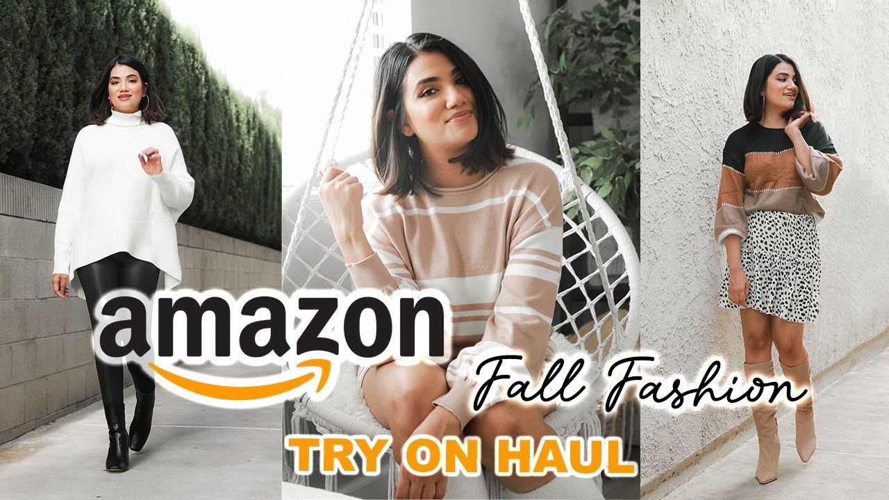AMAZON FALL FASHION HAUL | AMAZON FINDS | AMAZON FALL SWEATERS 2020