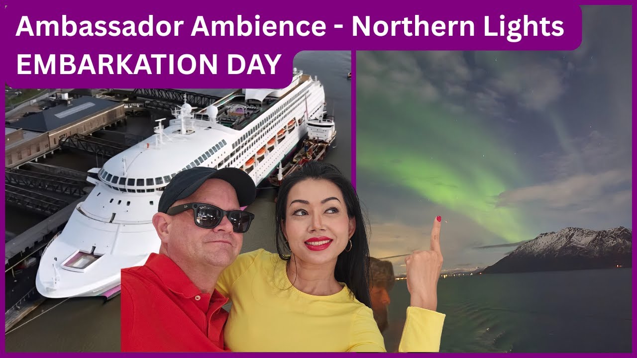 EMBARKATION Day ON Ambassador Ambience Cruise Ship!