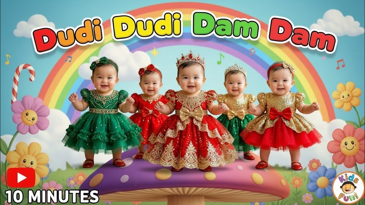 Dudi Dudi Dam Dam Dance | Dodi Dodi Dum Dum Kids Dance | Funny Kids Videos | Kids Rhymes #dudidudi