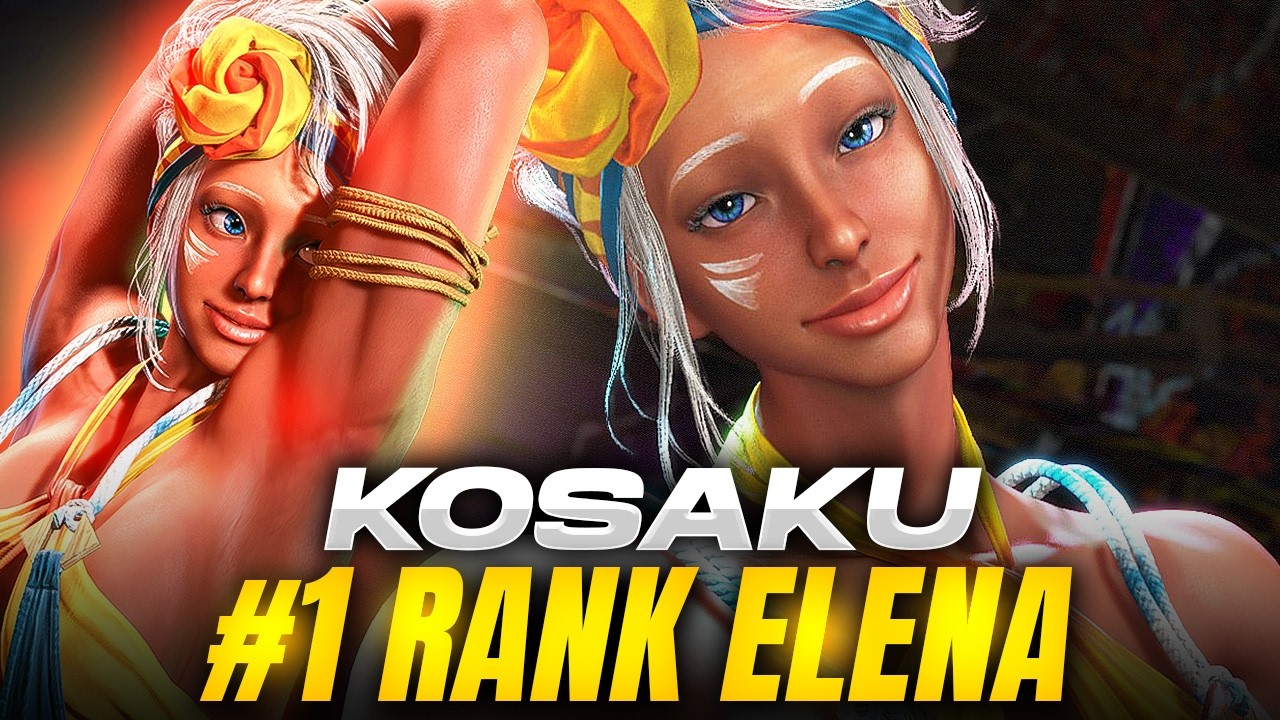 SF6 ▰ KoSaKu’s World Rank #1 ELENA Is DOMINATING 🌸🔥 | Street Fighter 6 High-Level Gameplay