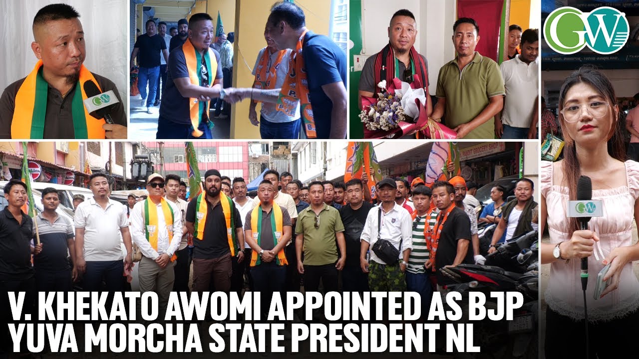 IN CONVO WITH  V. KHEKATO AWOMI: NEWLY APPOINTED BJP YUVA MORCHA STATE PRESIDENT NL