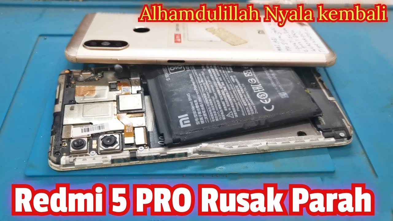 SERVIS HP REDMI 5 PRO RUSAK PARAH MILIK SUBSCRIBER