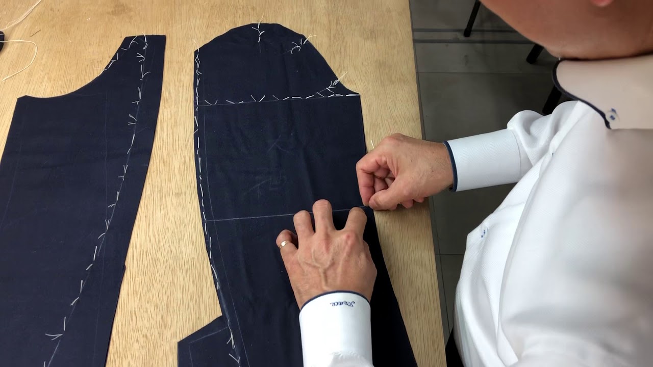 格蘭訂製西服陳和平 紮手工西服胚衣教學技術示範-17