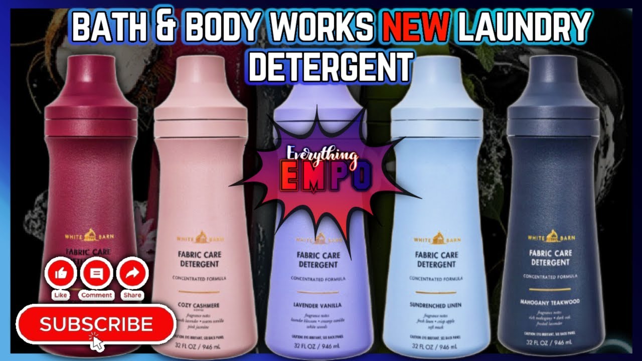 🧼NEW🧼 BATH & BODY WORKS FABRIC CARE DETERGENT || LAUNDRY SOAP || Everything Empo