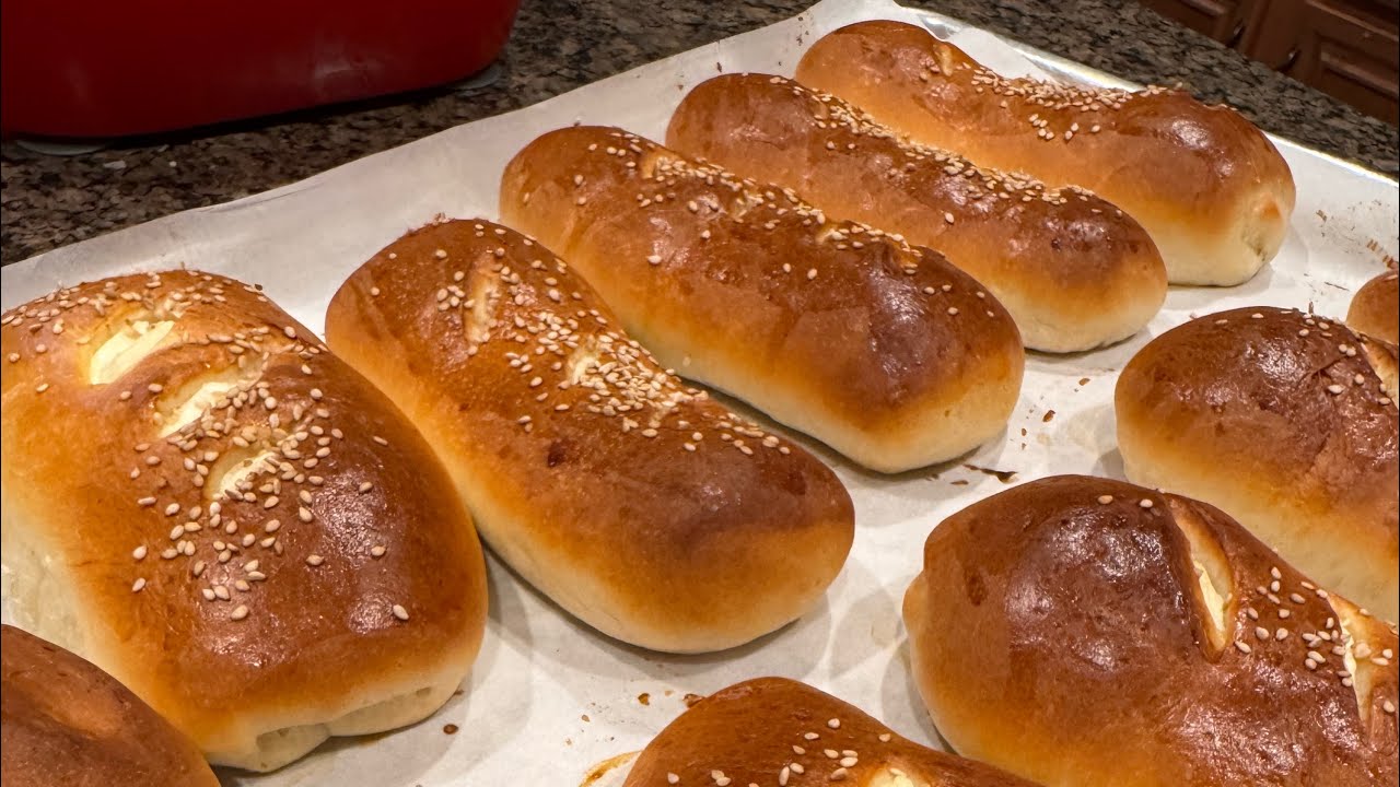 Vamos a preparar pan relleno de queso crema 🥖