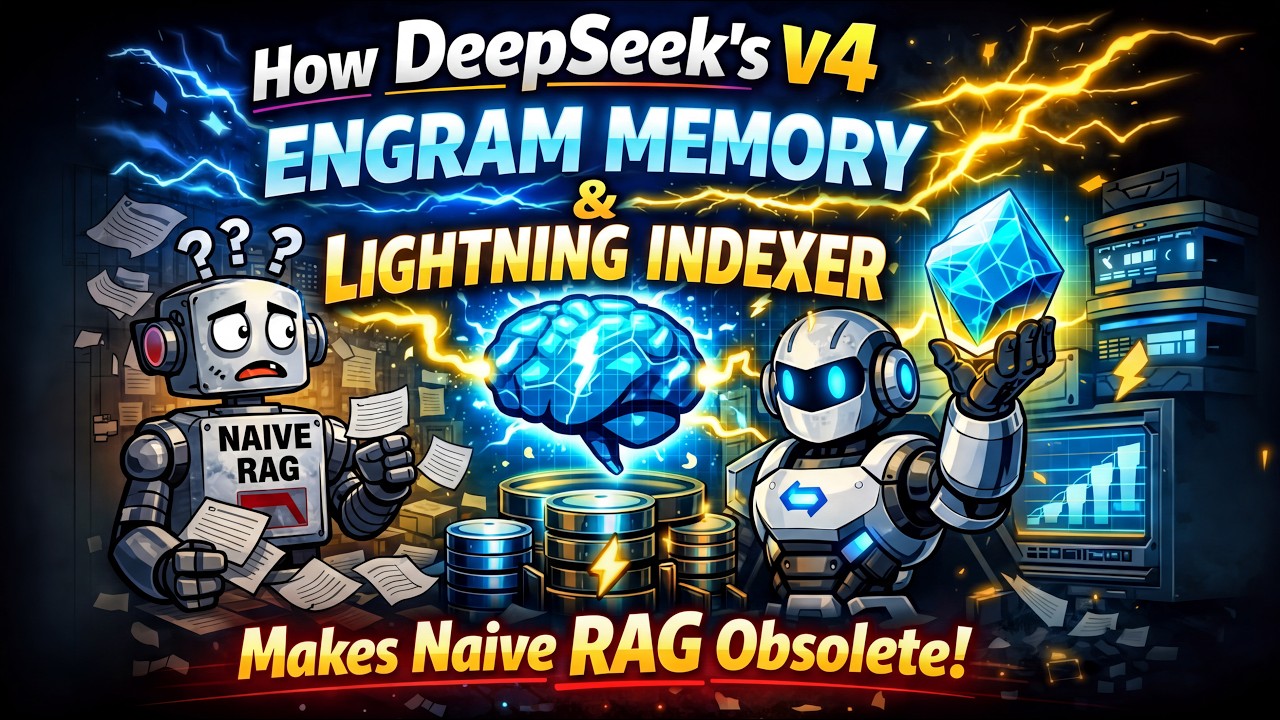 How DeepSeek's Engram Memory and Lightening Indexer Makes Naive RAG Obsolete | Explore DeepSeek v4