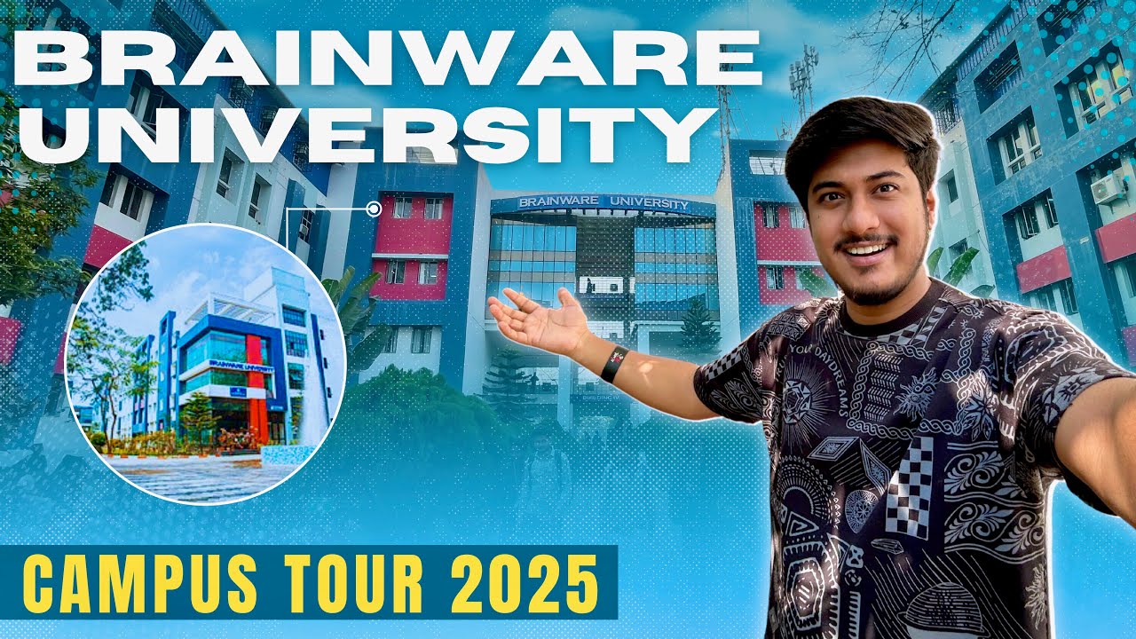 Brainware University 🚀 Full Campus Tour 2025 | Life at BWU !
