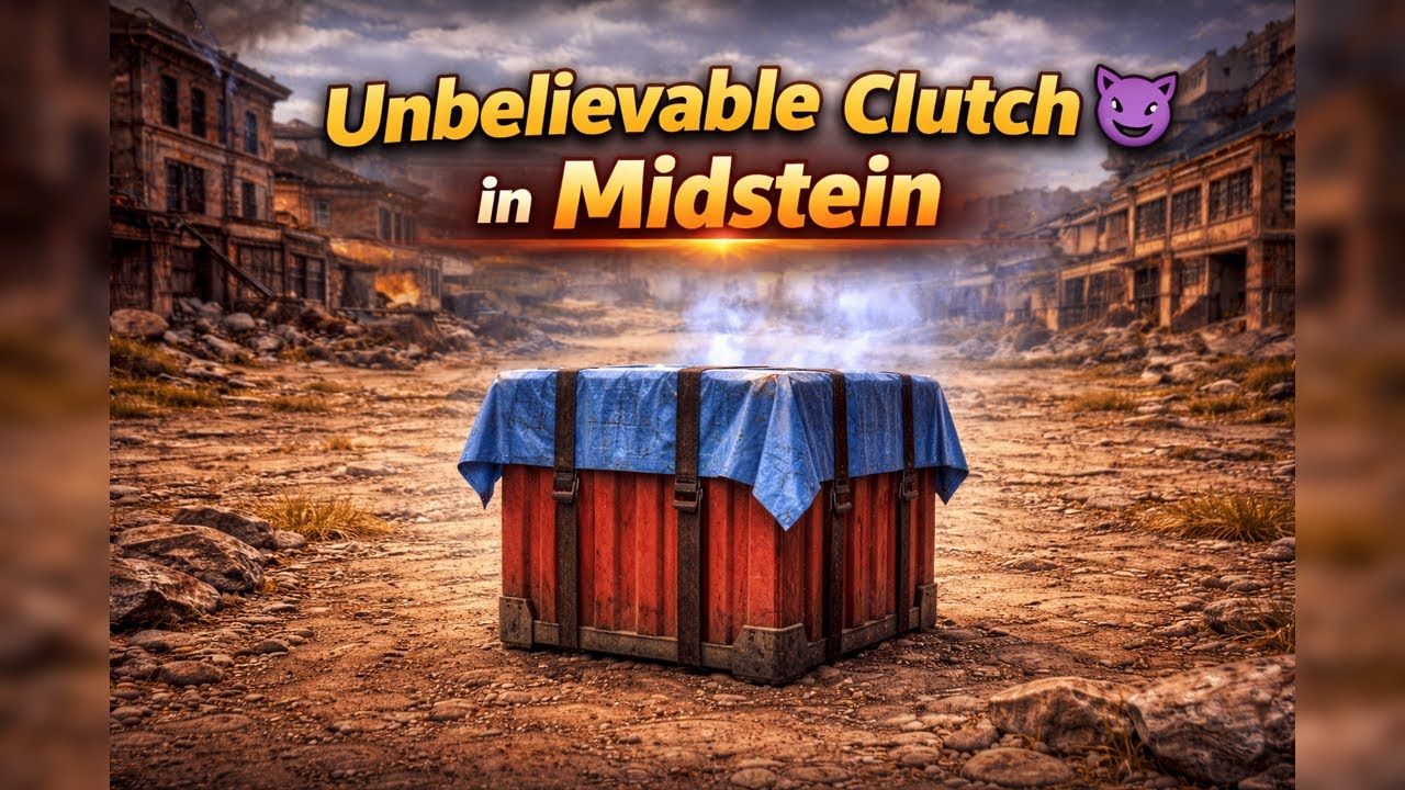 Unbelievable Clutch 😈 in Midstein | BGMI Livik Intense Fight