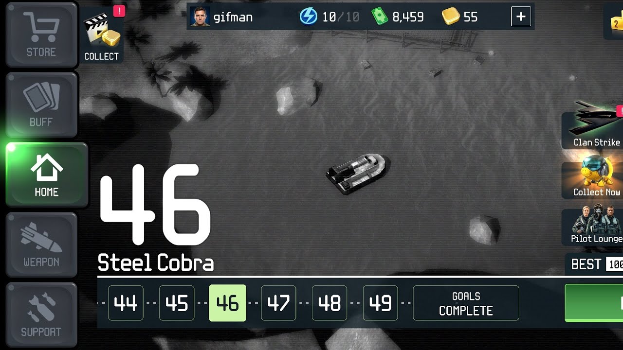 War drone level 46 (new), Steel cobra! #war #drone #game 