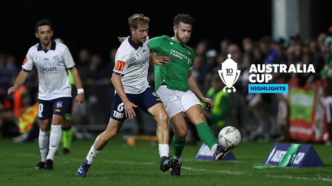 Olympic Kingsway v Adelaide United | Highlights | Australia Cup 2024 Round of 16