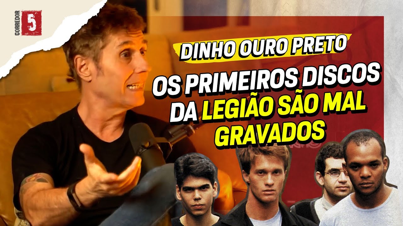 Os discos da LEGIÃO URBANA são MAL GRAVADOS | Dinho Ouro Preto | Recortes do Clê