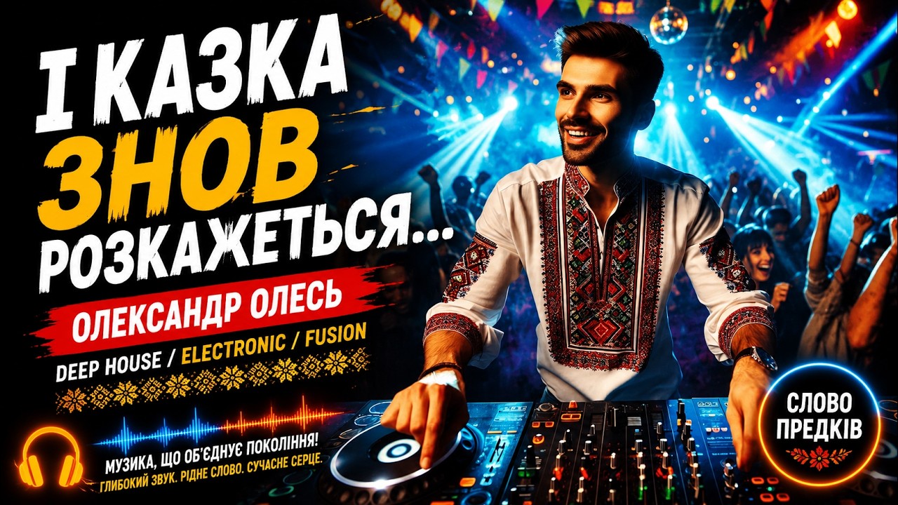 І казка знов розкажеться… — Олександр Олесь | Слово Предків (Deep house / electronic / fusion)