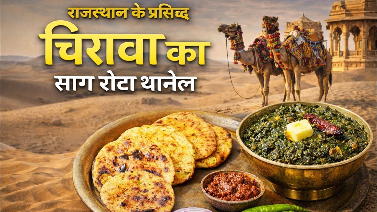 Rajasthan ke famous chirawa ka saag Rota recipe ✨✨✨✨✨The spice route is live
