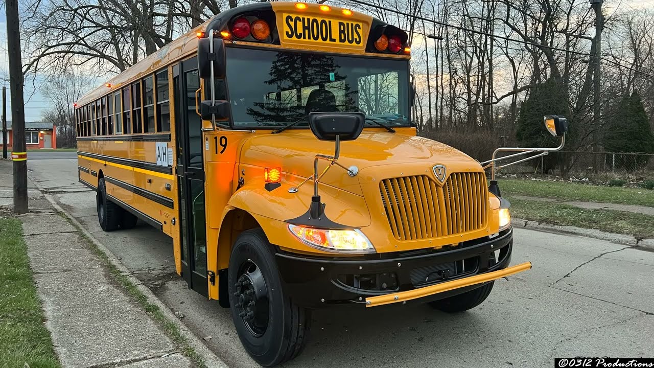 Start Up, Light Check, & First Drive in A BRAND NEW 2024 IC CE W/ Cummins B6.7 School Bus