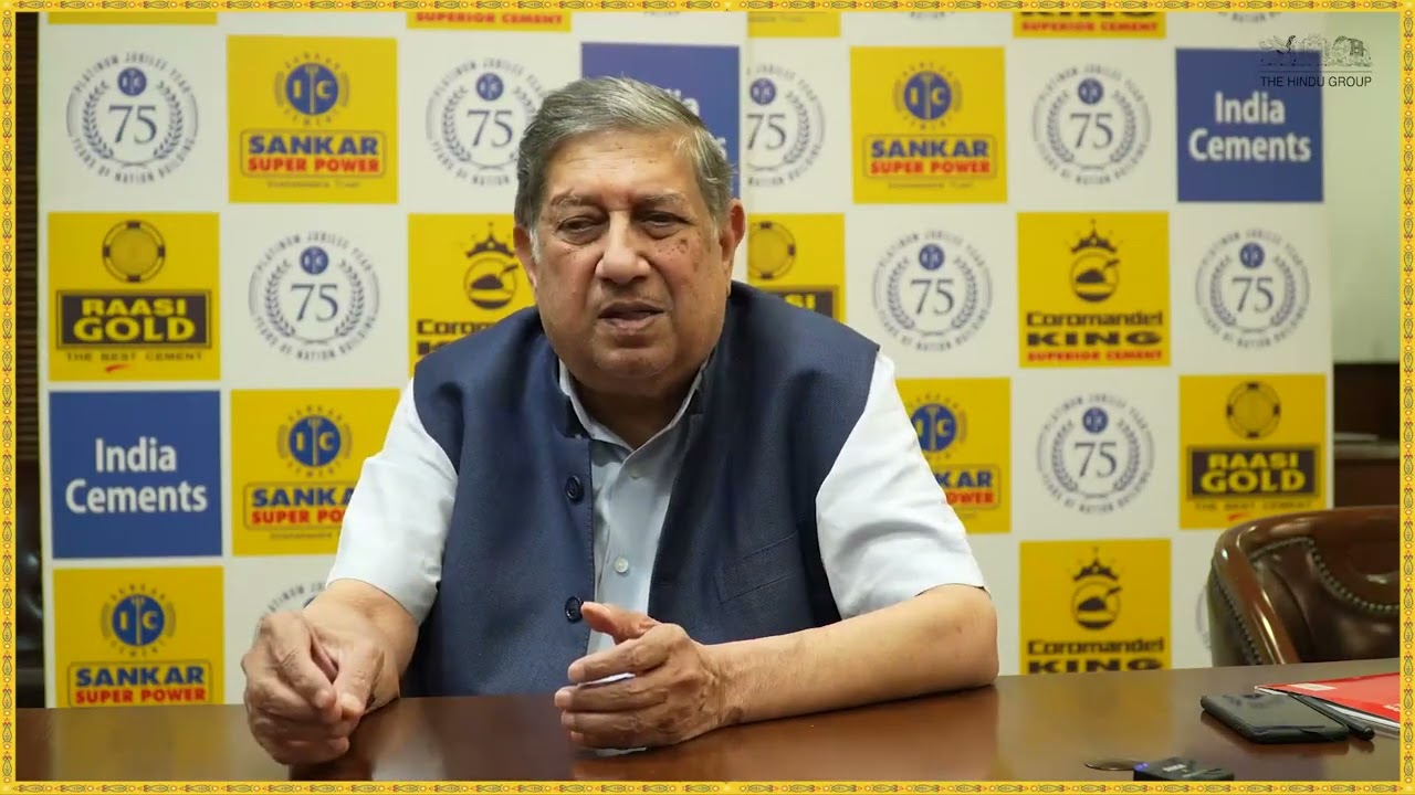 N. Srinivasan sir, sharing his cherished memories of Chennai with us
