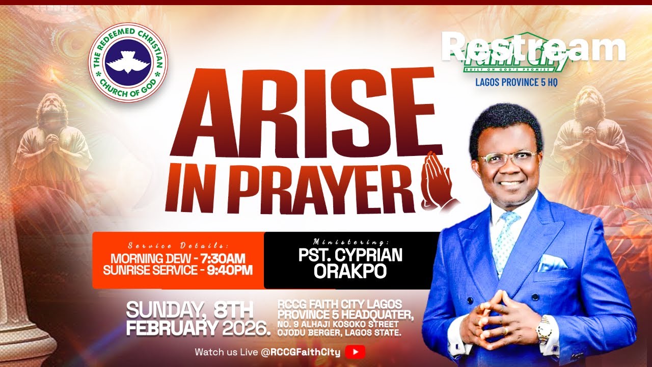 SUNRISE SERVICE | Arise in Prayer- Feb 08, 2026