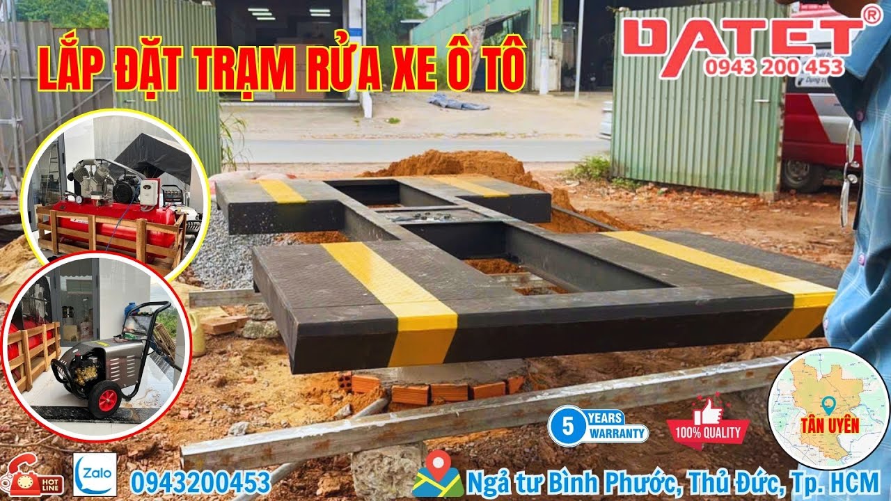 Lắp đặt trạm rửa xe ô tô trọn gói tại Tân Uyên - Sẵn Sàng Vận Hành