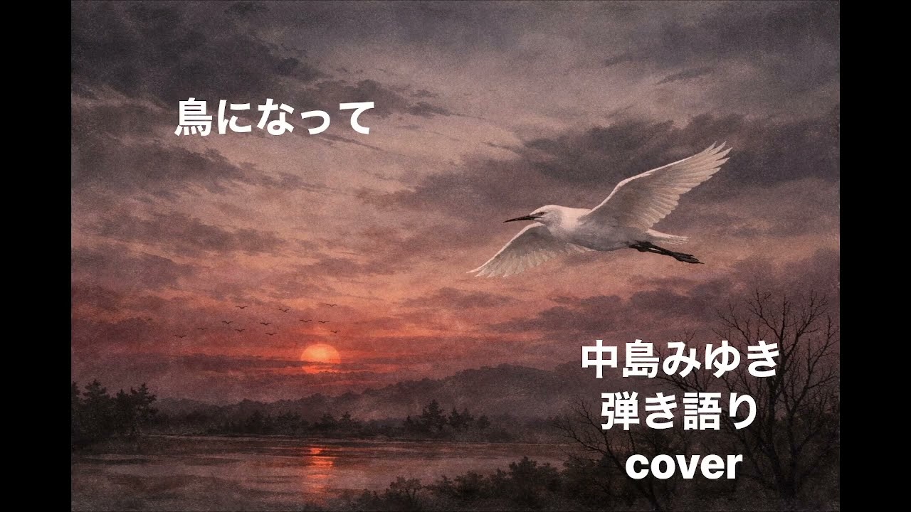「鳥になって」中島みゆき　弾き語りcover