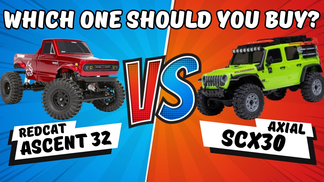 Which One Should YOU Buy? - Redcat Ascent32 vs Axial SCX30