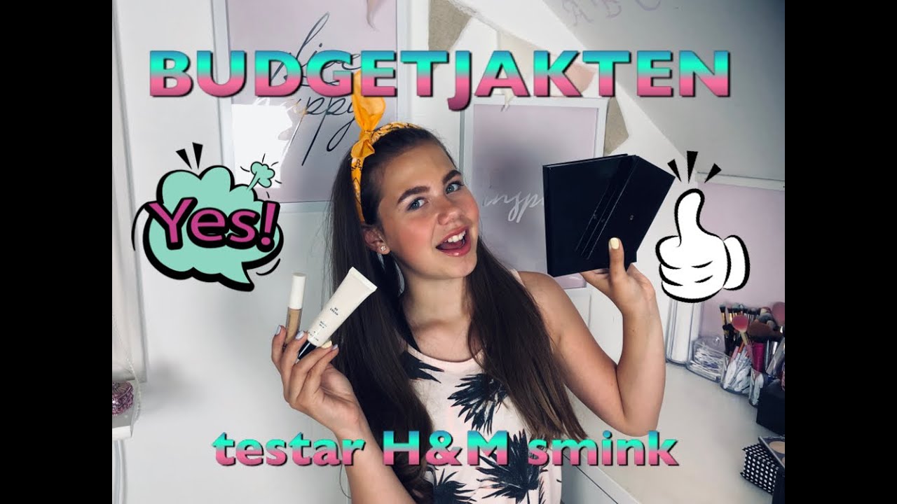 BUDGETJAKTEN - testar H&M smink