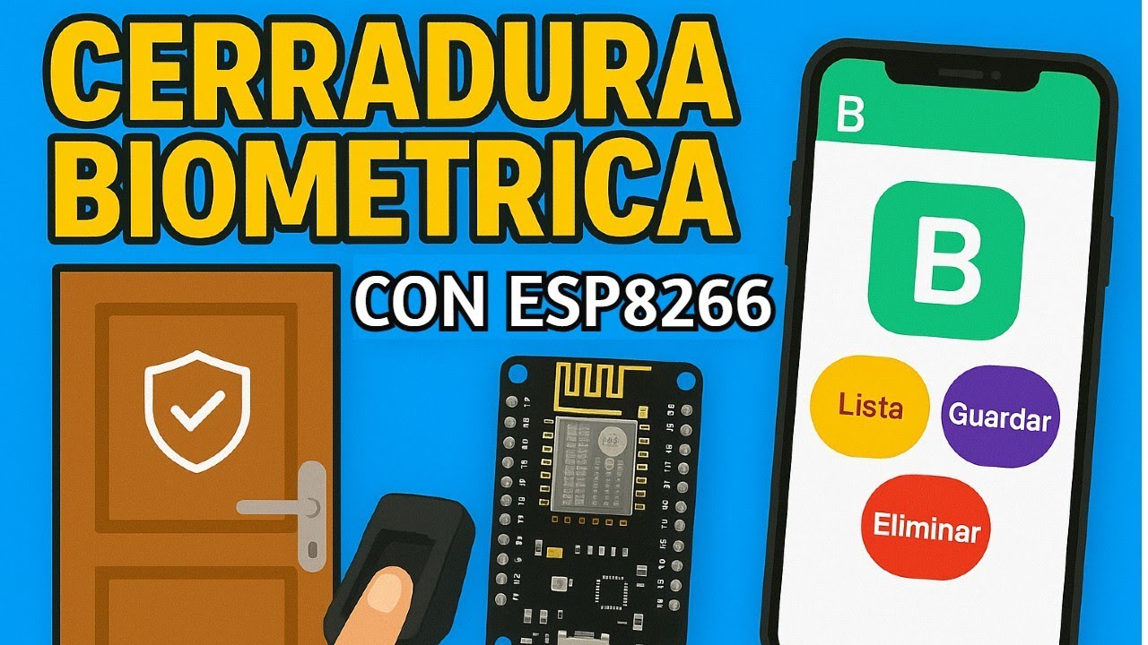 Cerradura Biométrica con ESP8266, Blynk y Lector de Huellas 🔐