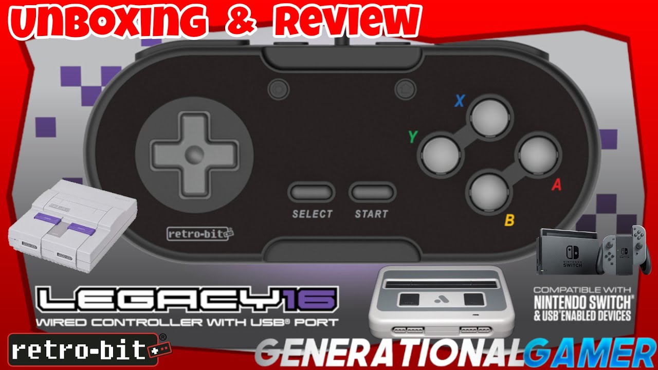 Retro-Bit Wireless Legacy 16 Reviewed on Super Nt and Nintendo Switch