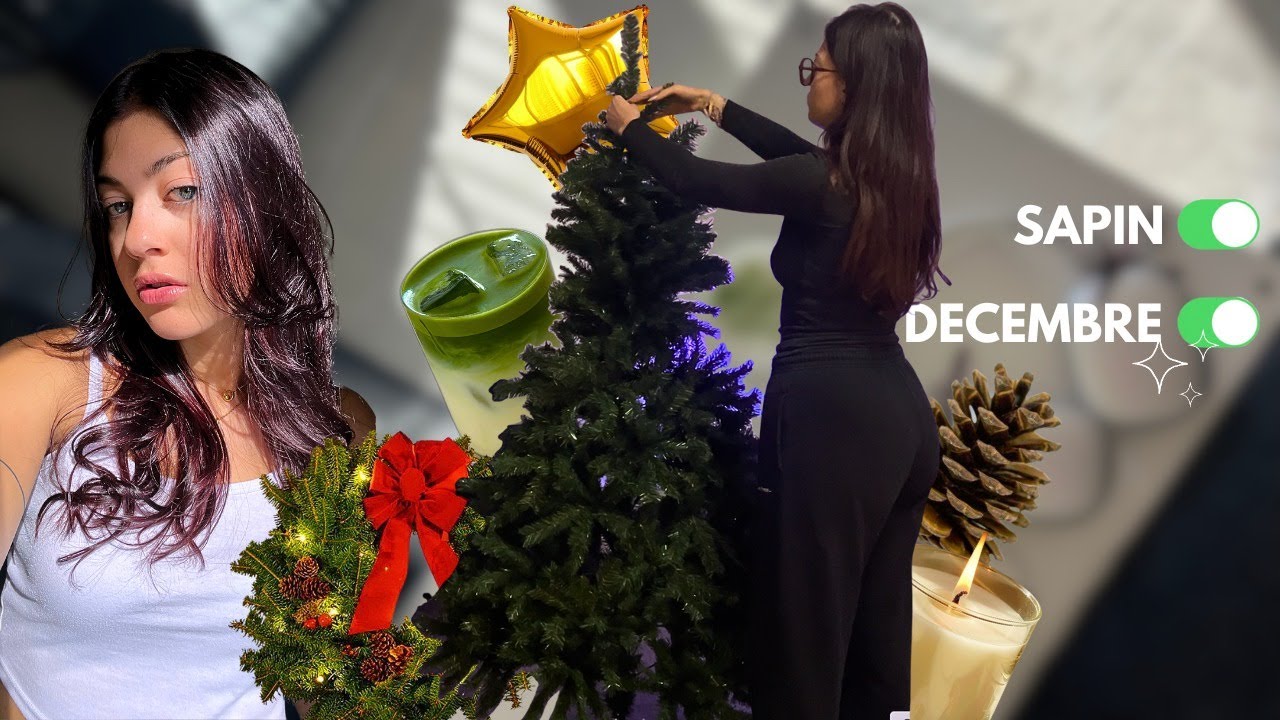 J’INSTALLE ENFIN MON SAPIN | Vlogmas 8 Milie ❄️