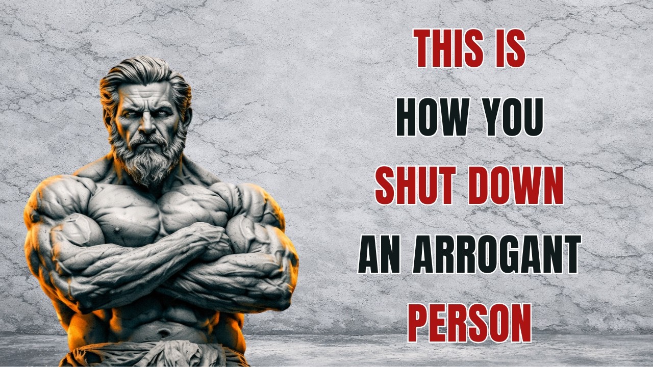 7 Powerful Phrases That Disarm Arrogant People | Stoicism | Stoic Wisdom #stoicism #stoicphilosophy