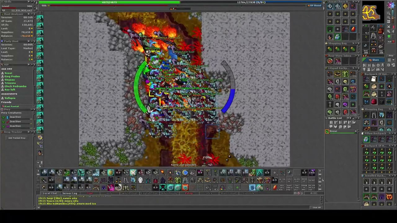 Tibia hardcore pvp zuna 900+