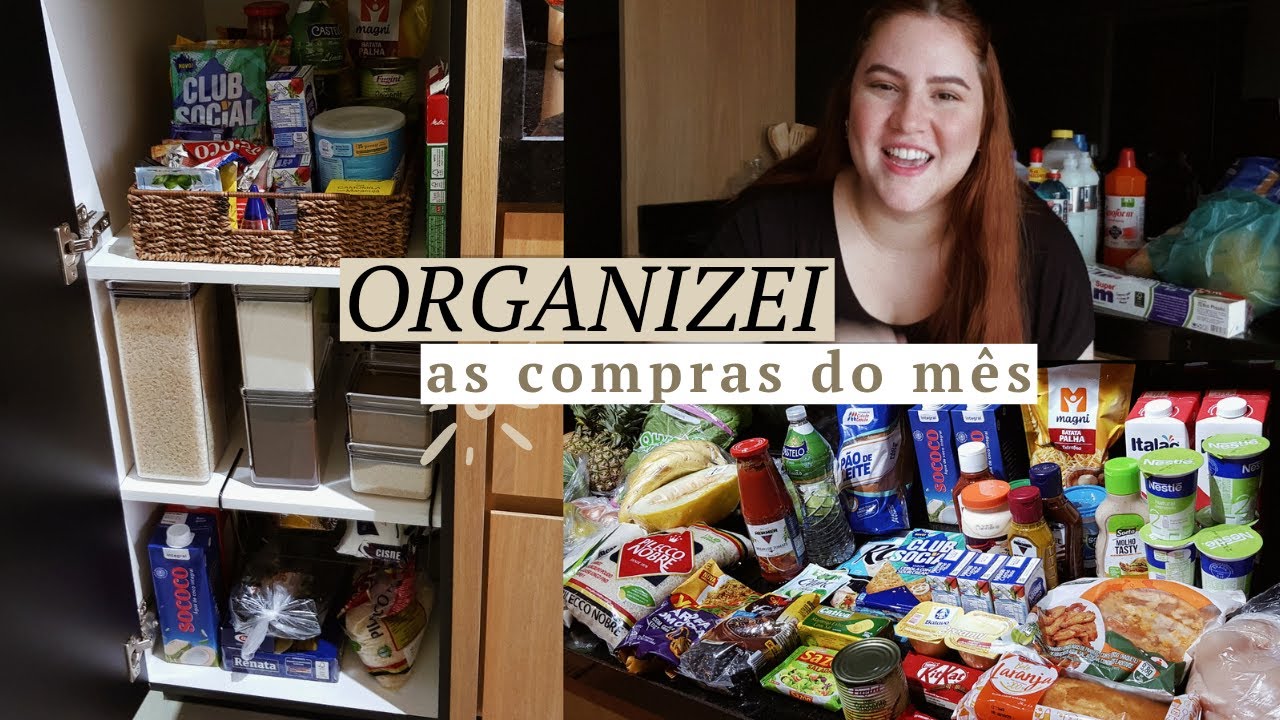 ORGANIZANDO A GELADEIRA E DESPENSA *pós compras de mercado* | Amanda Paduan
