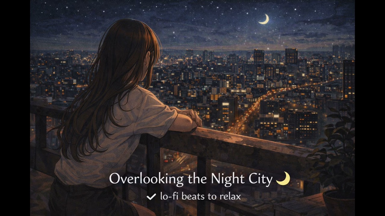 【作業用BGM 睡眠用BGM】Overlooking the Night City lo-fi beats to relax