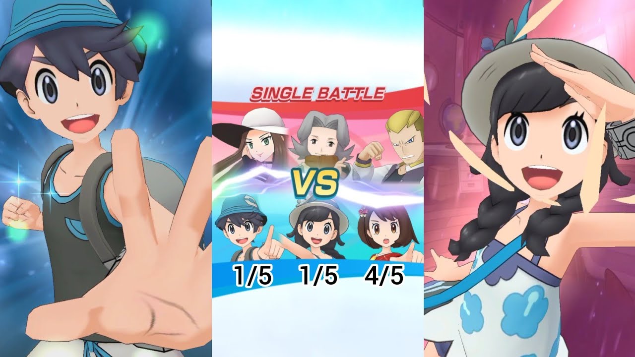 Rock Tower Floor 28 ft. 1/5 EXR Alt. Selene & 1/5 EXR Alt. Elio | Pasio Towers | Pokemon Masters EX