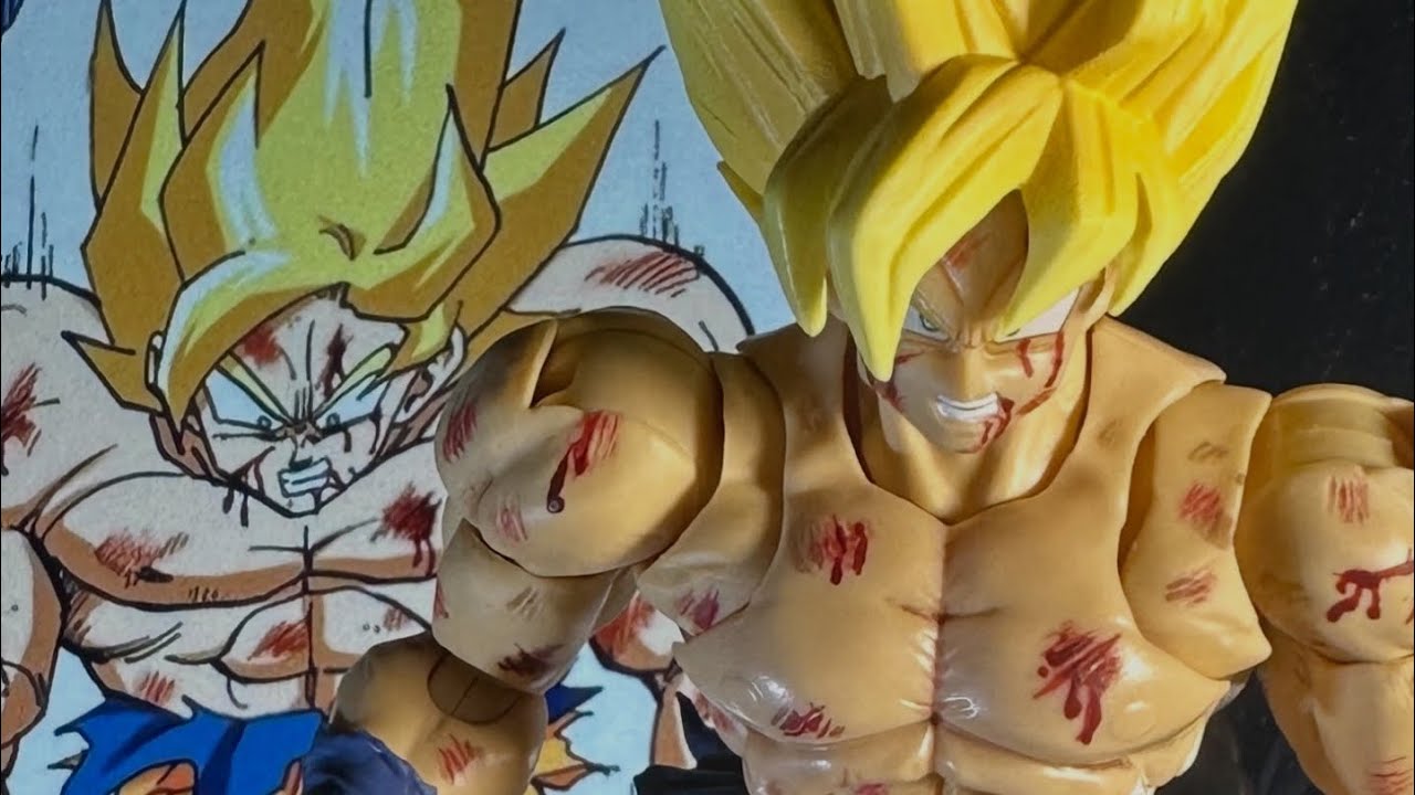 ［手塗上色］SUPER SAIYAN SON GOKU -LEGENDARY SUPER SAIYAN 超級撒亞人孫悟空 傷痕塗妝