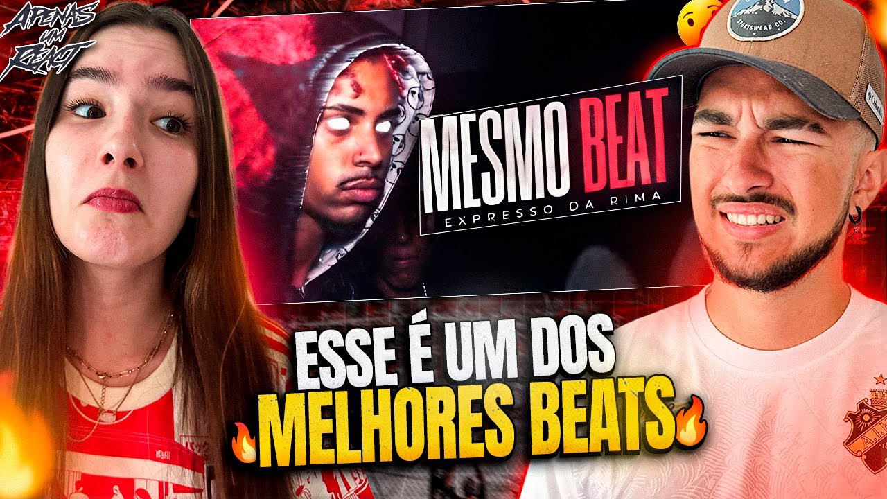 Apenas um react | As melhores rimas no mesmo beat! | Expresso da Rima