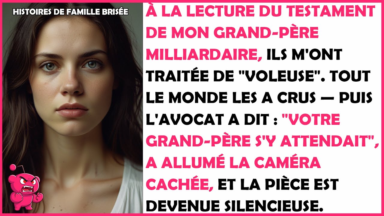 &Agrave; la lecture du testament de mon grand-p&egrave;re milliardaire, ils m'ont trait&eacute;e de VOLEUSE,...