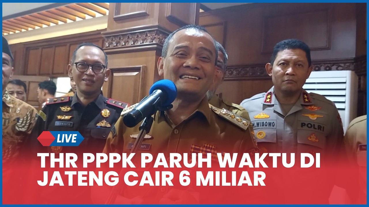 🔵 Kabar Gembira, THR PPPK Paruh Waktu di Jateng Cair 6 Miliar