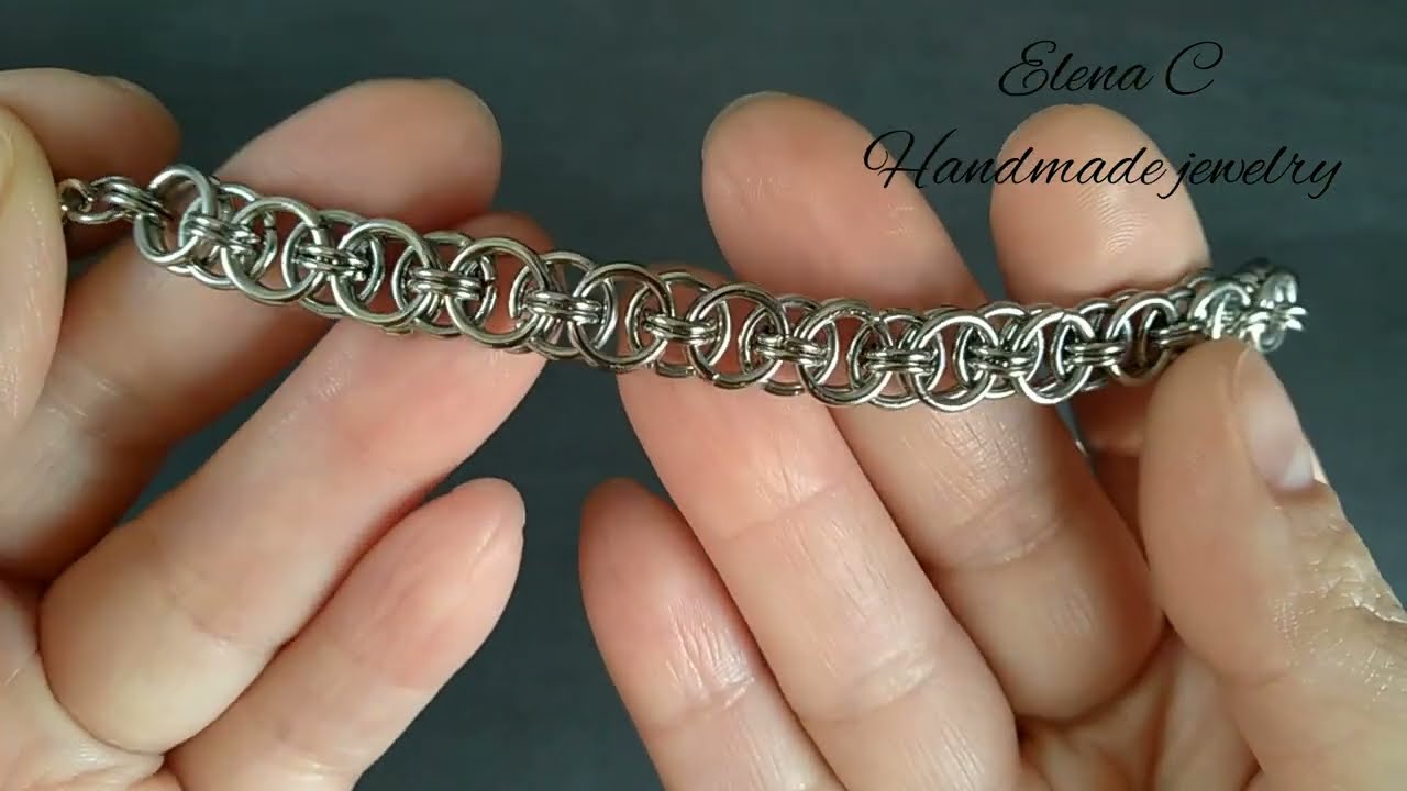 How to make Helm Weave Tutorial Браслет своими руками Мастер Класс #chainmaille #tutorial #рукоделие