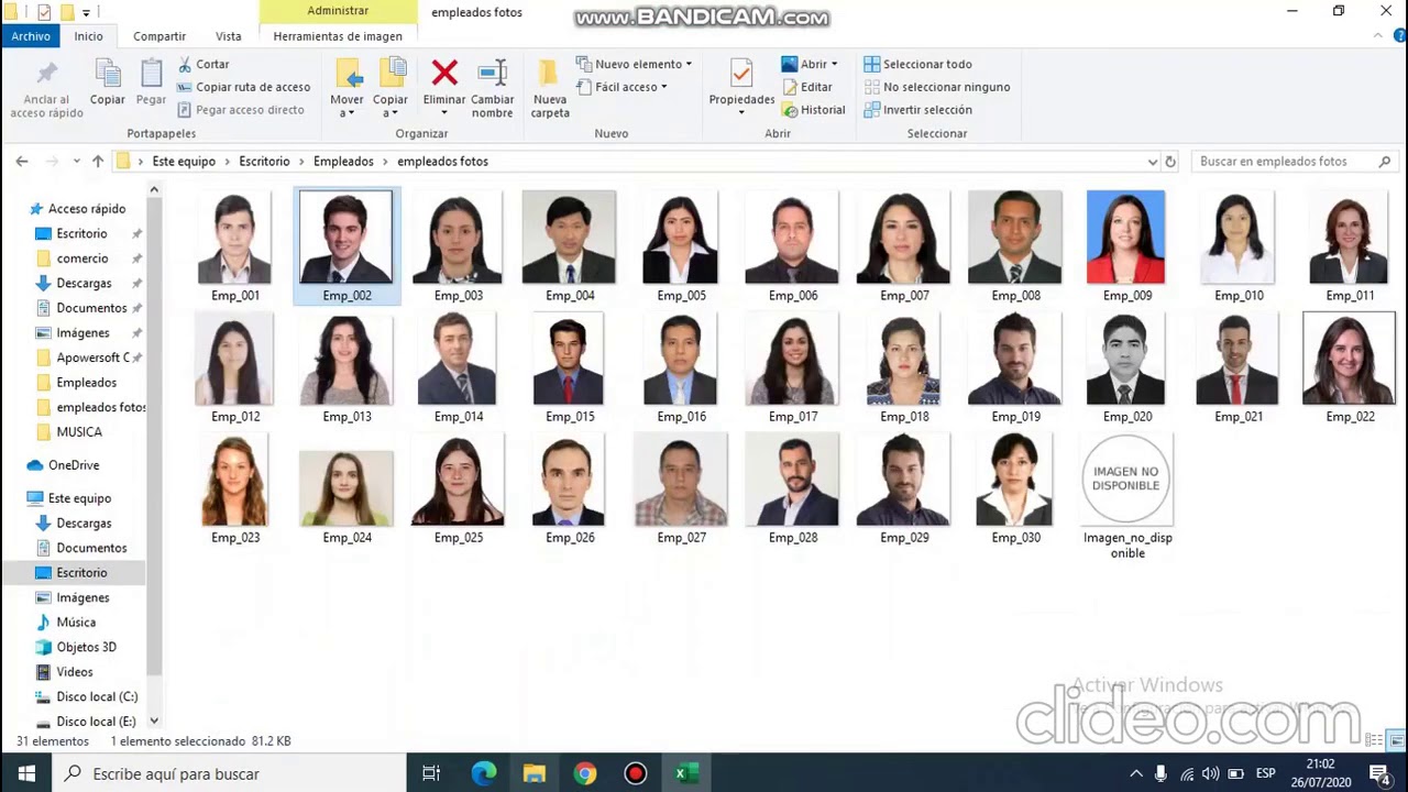 Base de datos en Excel con fotografías en Macros VBA