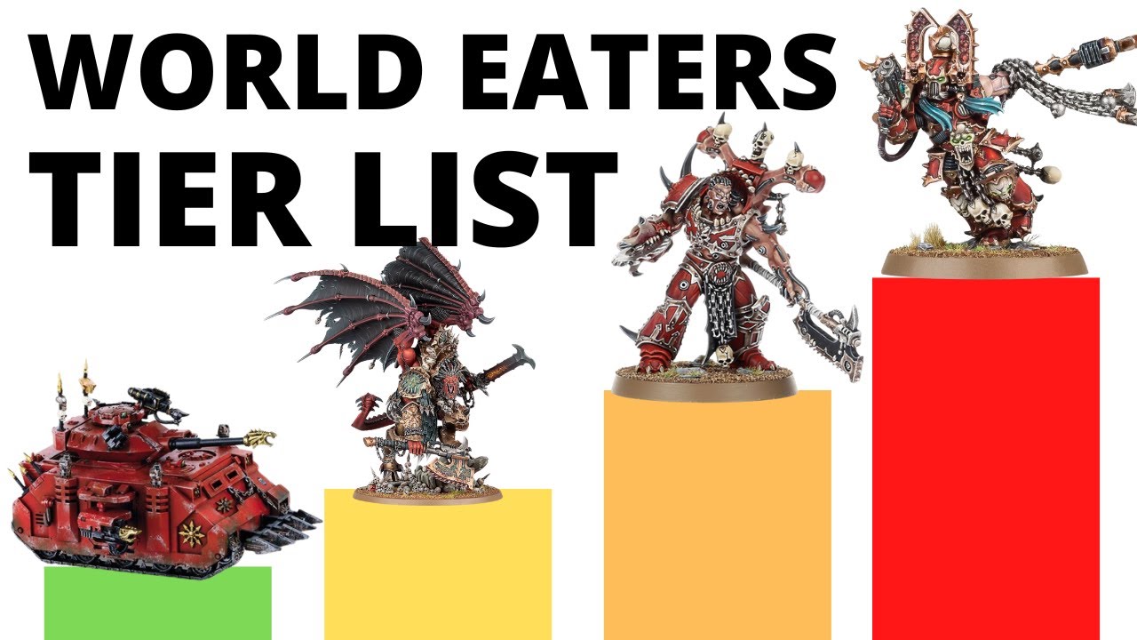 Codex World Eaters Unit Tier List for Warhammer 40K 10th Edition - Strongest and Weakest Units?