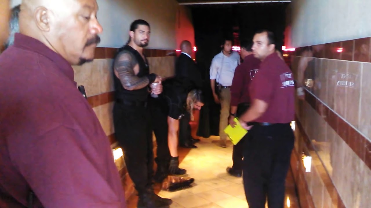 The Shield before they enter through the audience