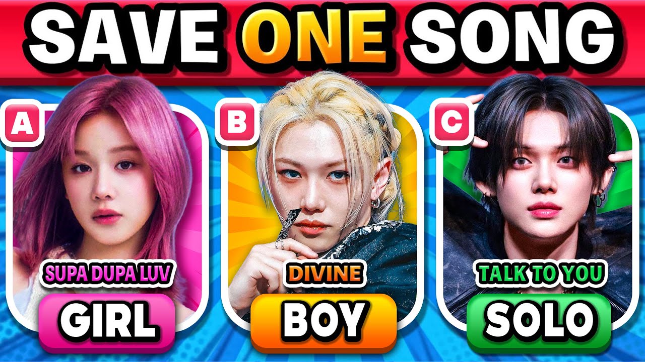 SAVE ONE SONG: GIRL GROUP VS BOY GROUP VS SOLO | KPOP QUIZ 2026