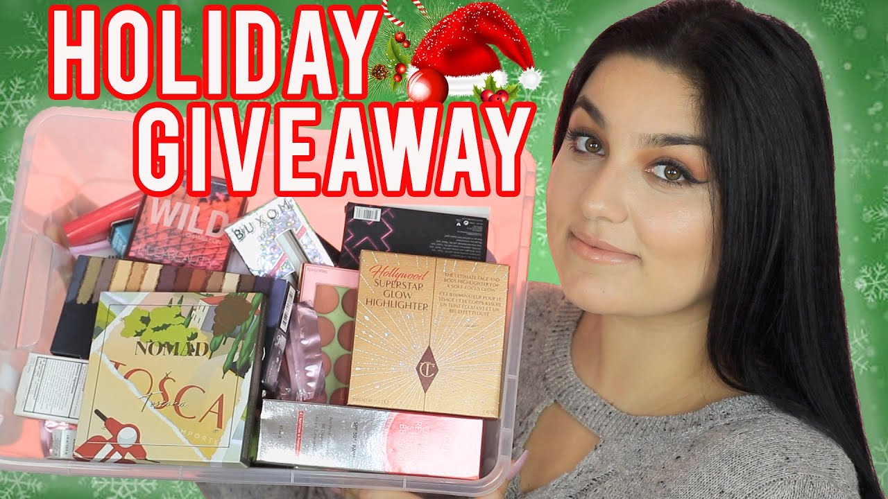 HUGE INTERNATIONAL HOLIDAY GIVEAWAY 2021| Makeup, Skincare, Haircare and MORE!