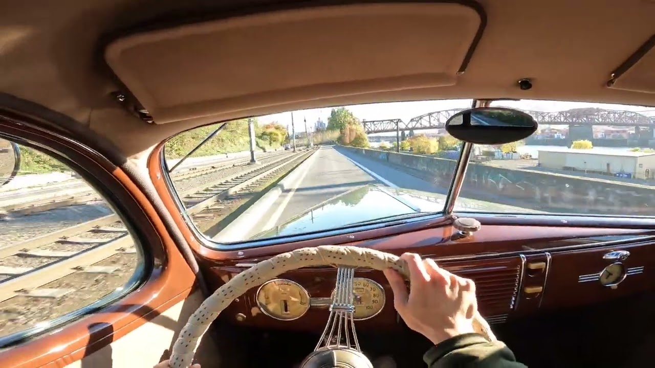 1939 Ford Deluxe Coupe POV Test Drive