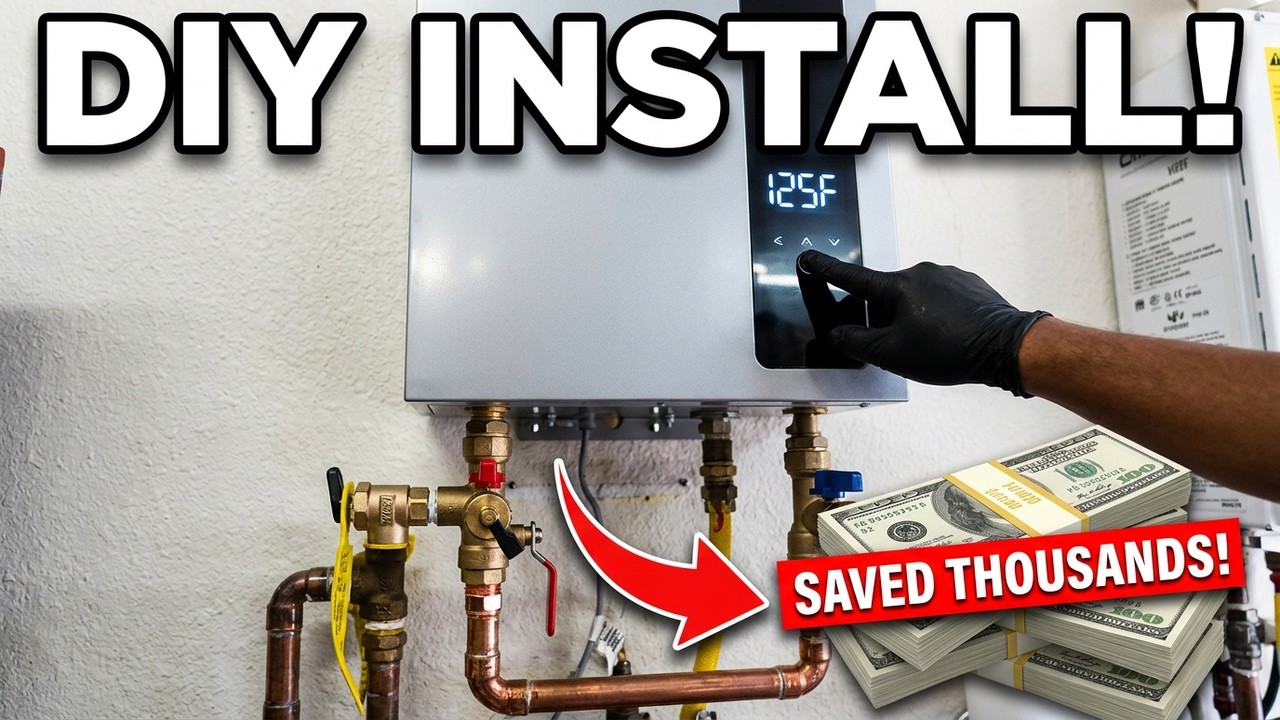 Easy Tankless Water Heater Install Saves You Money