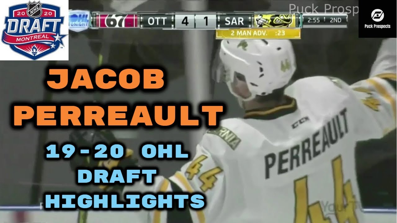 Jacob Perreault 2019-2020 OHL Draft Highlights
