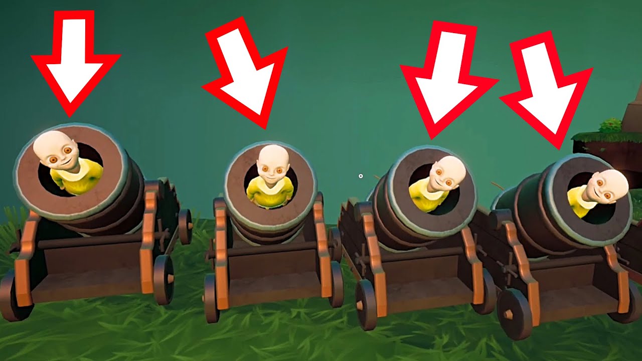 КТО ПЕРВЫЙ ?! СОЗДАЛ 100 ИГРУШЕЧНЫХ ПУШЕК ИГРА The Baby In Yellow